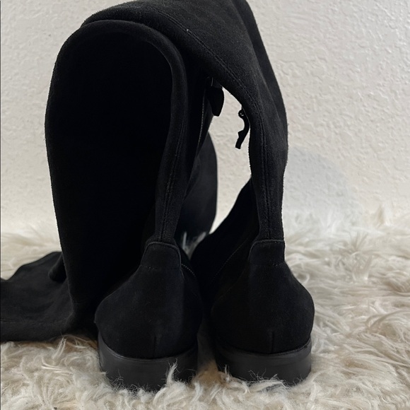 GENTLE SOULS BY KENNETH COLE Emma Stretch Black Tall Suede Boots Size 7.5 - Picture 5 of 12